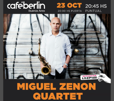 Miguel Zenón Quartet llega a Buenos Aires