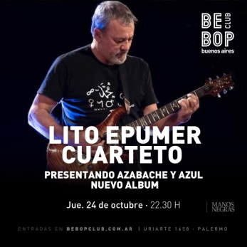 Lito Epumer Cuarteto | Presenta Azabache Y Azul, Nuevo Álbum!