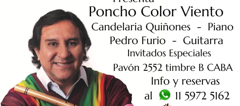 Poncho Color Viento  –  Raúl Olarte