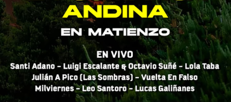 Festival a beneficio 🌄 SALVEMOS LA COMARCA ANDINA 🌄