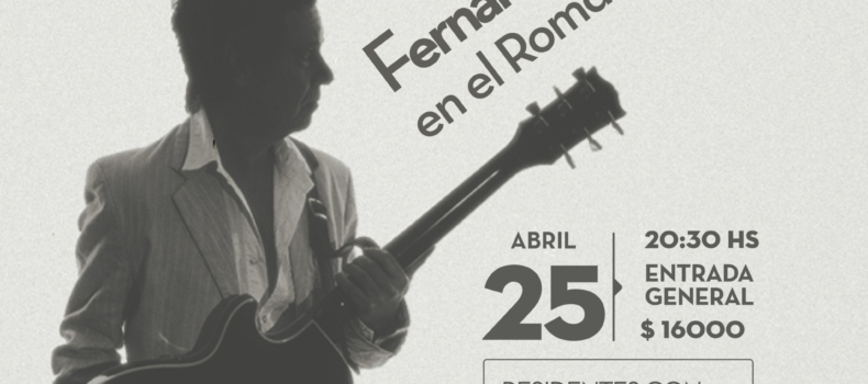 Fernando Cabrera (Apertura: Florencia Ruiz)