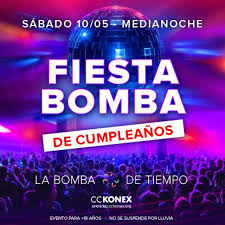 FIESTA BOMBA DE CUMPLEAÑOS