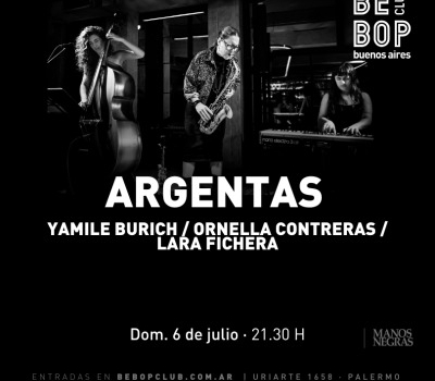 Argentas | Yamile Burich / Ornella Contreras / Lara Fichera