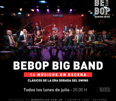 Bebop Big Band | Vuelve A Bebop Club La Orquesta De La Casa