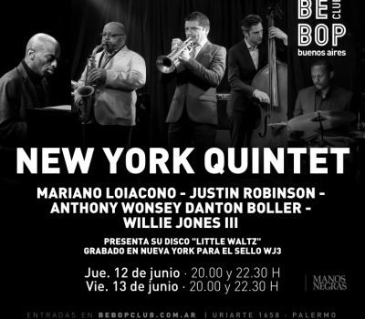 New York Quintet | M.Loiacono – J.Robinson – A.Wonsey – D.:Boller – W.Jones III