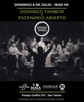 DOMINGO TAMBOR + ESCENARIO ABIERTO