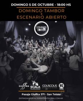 Domingo tambor + escenario abierto