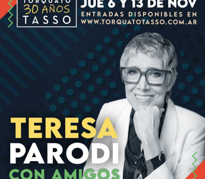 Teresa Parodi con amigos