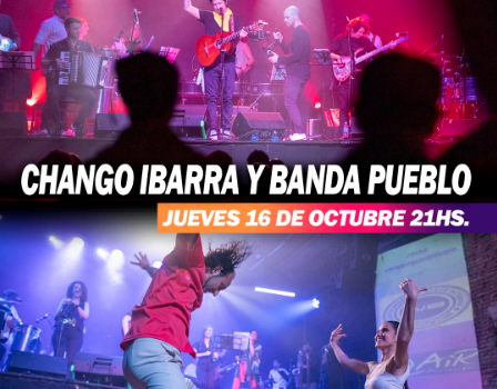 Chango Ibarra y Banda Pueblo se presentan en el CAFF