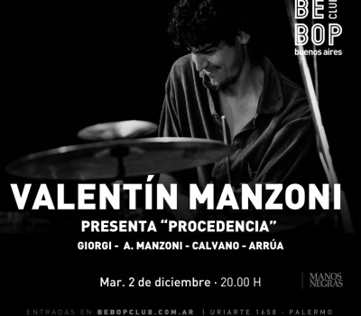 Valentin Manzoni | Presenta Su Nuevo Disco Procedencia