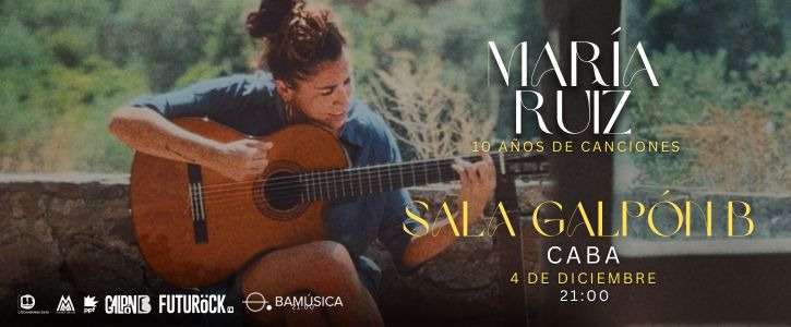 Maria Ruíz presenta “10 AÑOS DE CANCIONES”