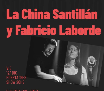La China Santillán y Fabricio Laborde