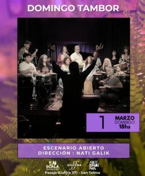 Domingo tambor + Escenario abierto