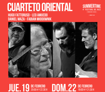 Cuarteto Oriental | Hugo Fattoruso – Leo Amuedo – Daniel Maza – Fabian Miodownik