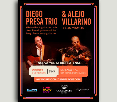 DIEGO PRESA TRIO + ALEJO VILLARINO