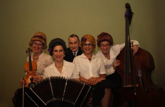 OFIDIO DELLASOPPA  Y EL CUARTETO TÍPICO DE LAS HERMANAS BEVILACQUA