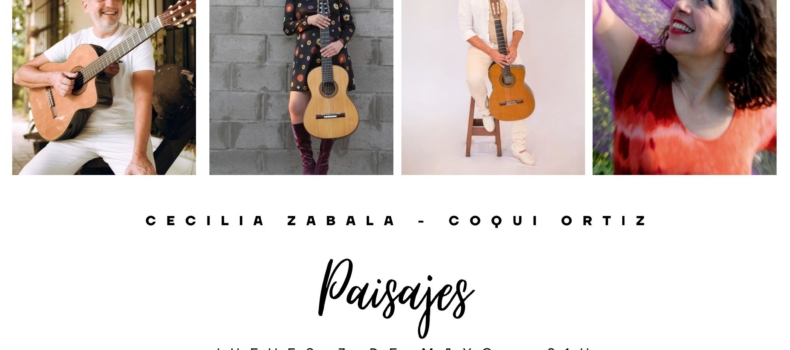 CECILIA ZABALA Y COQUI ORTIZ  presentan PAISAJES