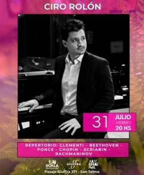 RECITAL DE PIANO – CIRO ROLÓN