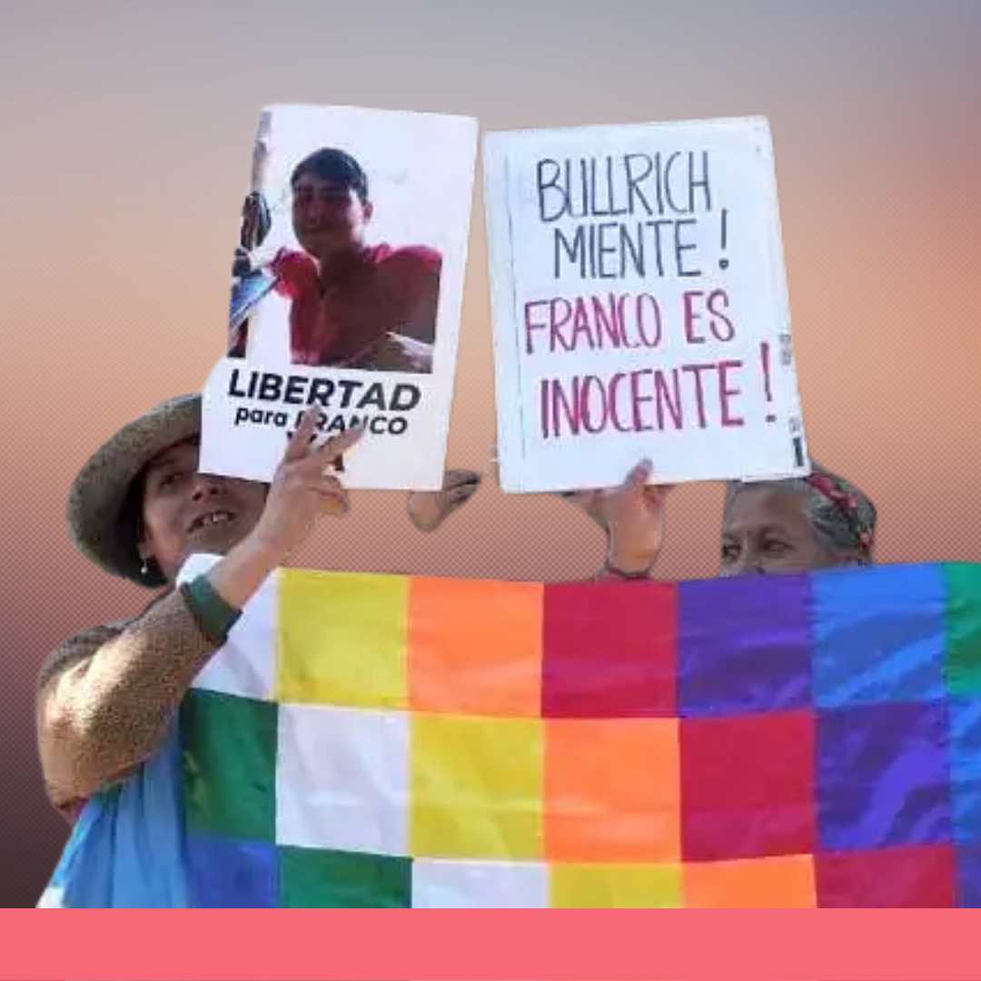 Preso por un posteo. Franco Osardi.
