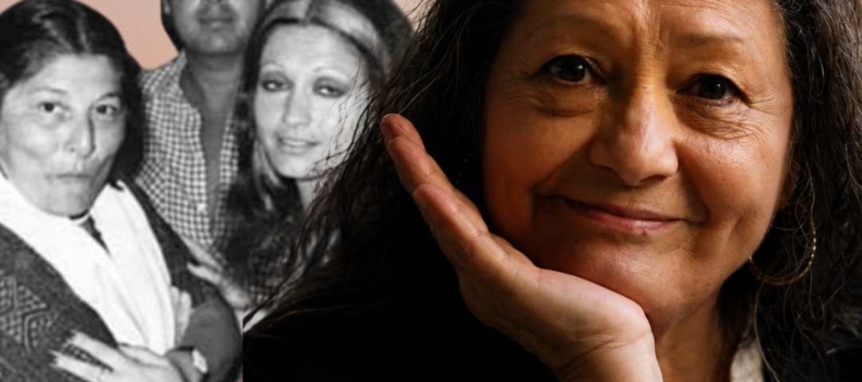 El cruce con Mercedes Sosa. Angela Irene, 1974 en La Pampa.