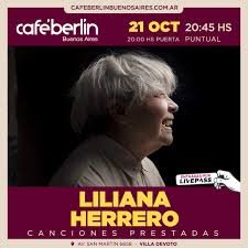 Liliana Herrero en Café Berlín